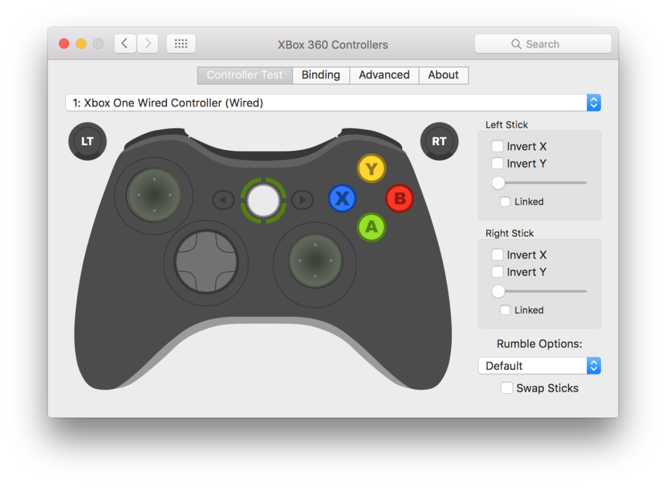 wired xbox one controller for mac